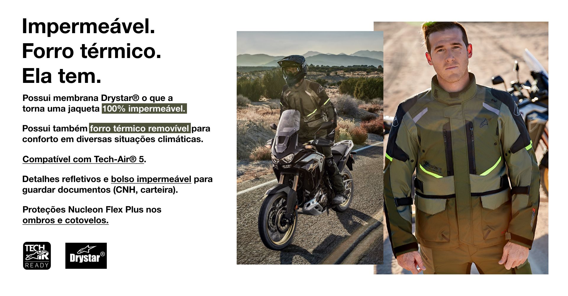 Jaqueta motocross, enduro, off road, on road, trail, trilha